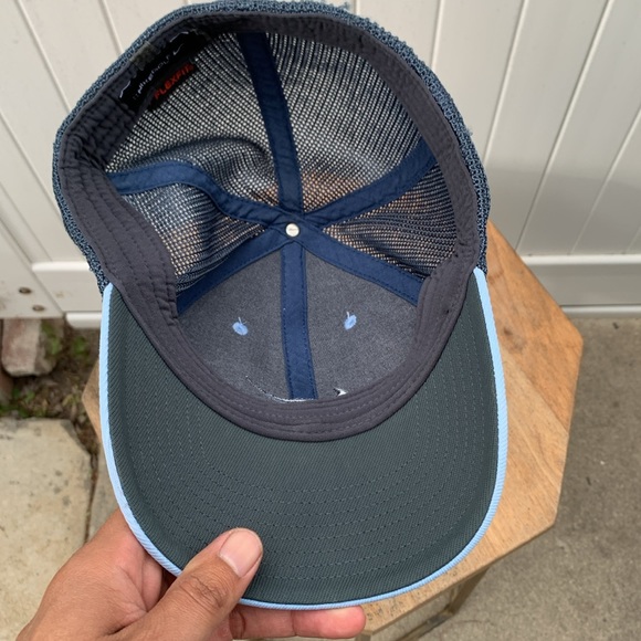 Nike Vapor Golf Hat Flexfit Hat Used Mens Womens Hats Light Blue - Picture 6 of 7